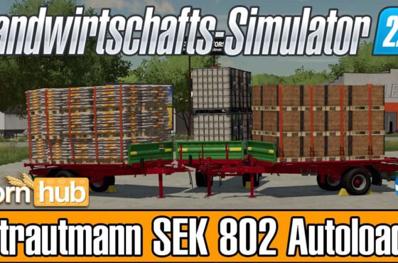 LS22 Strautmann SEK 802 Autoloader