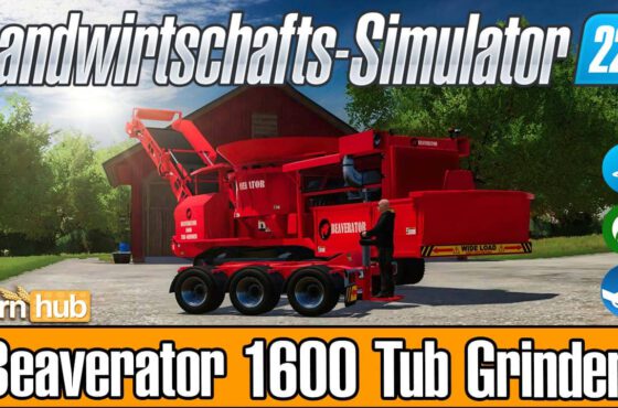 LS22 Beaverator 1600 Tub Grinder