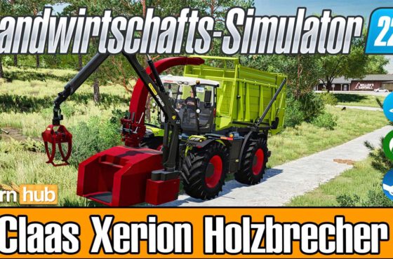 LS22 Claas Xerion Holzbrecher
