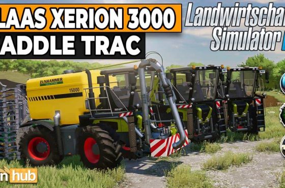 LS22 Claas Xerion 3000 Saddle Trac